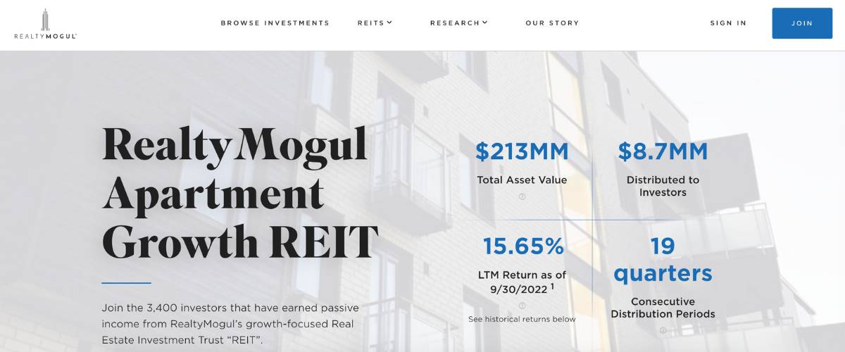 Realty Mogul Investing